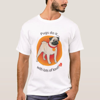 T-shirt Les carlins le font