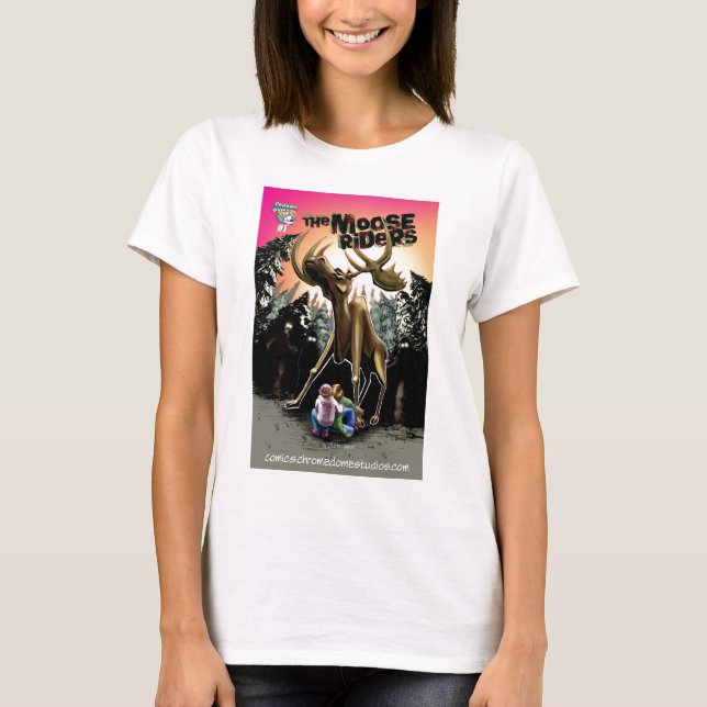 T-shirt Les cavaliers #1 d'orignaux (Devant)