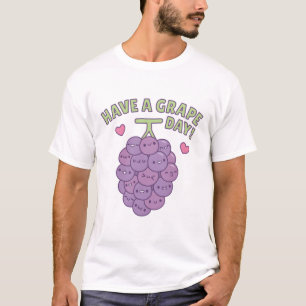 T-shirt Les Cépages Mignons Ont Une Journée De Raisins Heu