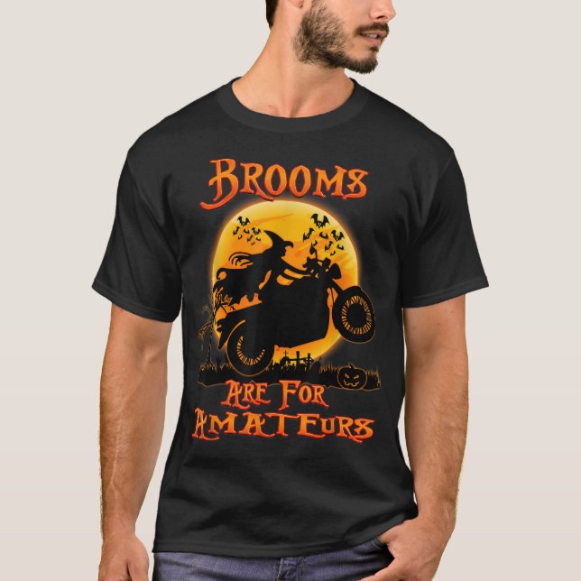 T-shirt Les Chambres Sont Pour Amateurs Sorcières Ride Mot (Devant)