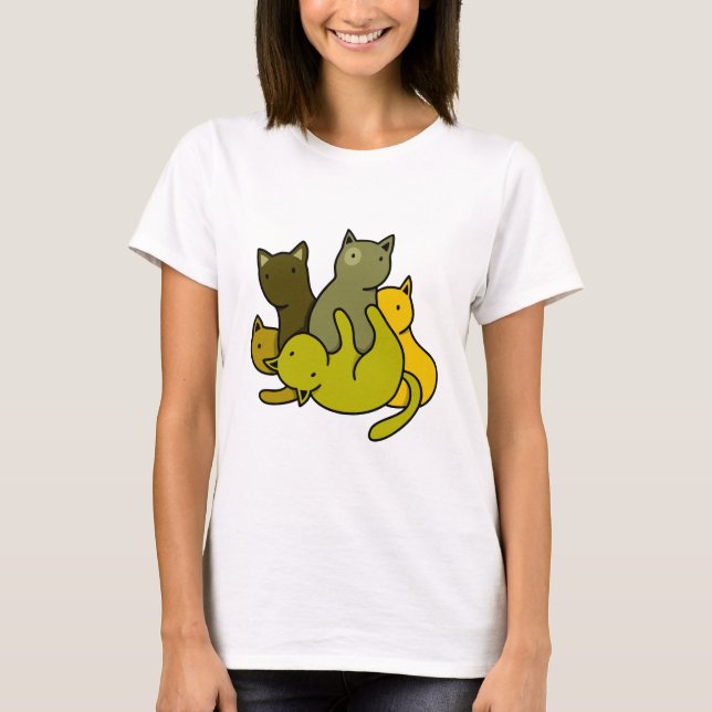 T-shirt Les chatons d'olive (Devant)