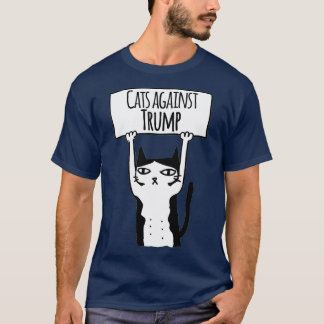 T-shirt Les chats contre Trump