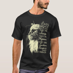 T-shirt Les chats ne sont pas que des chats, ils sont la s