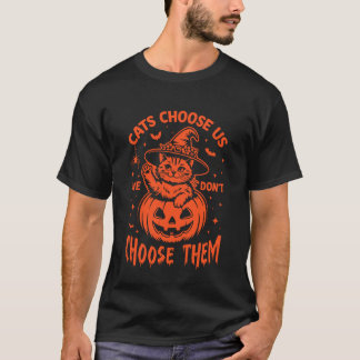T-shirt Les chats nous choisissent, nous ne les choisisson
