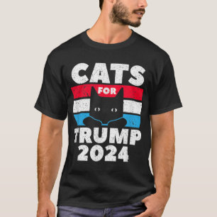 T-shirt Les chats pour l'élection de Trump 2024