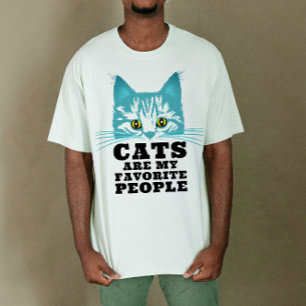 T-shirt Les chats sont mes personnes préférées cool grumpy