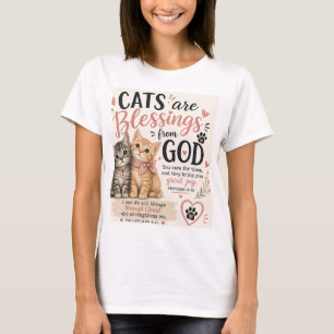 T-shirt Les chats sont une bénédiction....