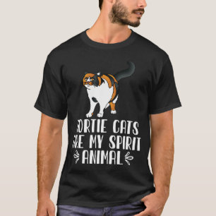 T-shirt Les chats Tortie sont mon esprit animal