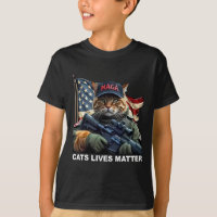 Les chats vivent un problème drôle Trump 2024 Chat