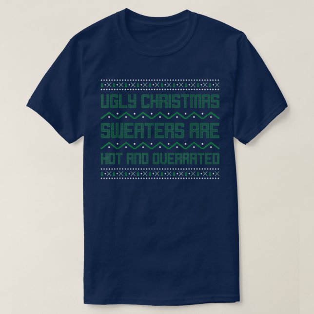 T-shirt Les Chauffeurs De Noël FUNNY, Vilains, Sont CHAUDS (Design devant)