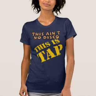 T-shirt Les chaussures de tapement de robinet de disco de