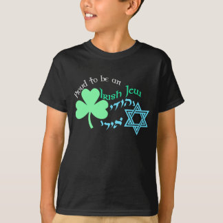 T-shirt Les chemises foncées des enfants irlandais fiers