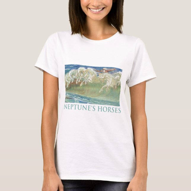 T-SHIRT LES CHEVAUX DE NEPTUNE MARCHENT LES VAGUES (Devant)