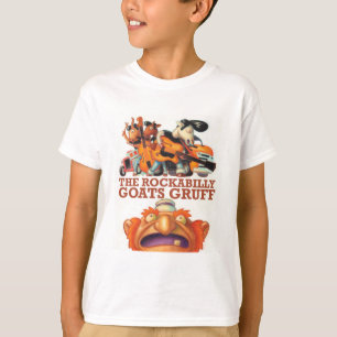 T-shirt Les chèvres de rockabilly bourrues - chèvres et