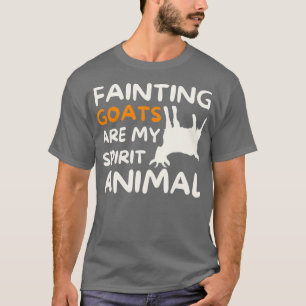 T-shirt Les chèvres évanouies sont mon esprit animal - C