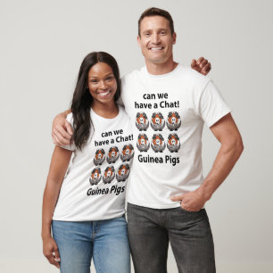 T-shirt Les Chiens De Guinée Pouvons-Nous Avoir Un Chien D