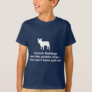 T-shirt Les chiens de Taureau de Français sont comme des