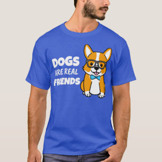 T-shirt Les chiens sont de vrais amis