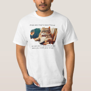 T-shirt Les chiens sont le meilleur ami de l'homme