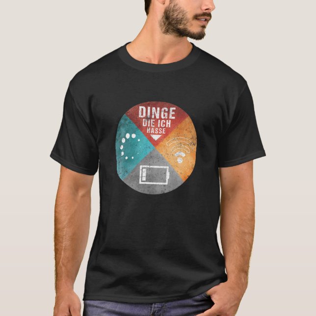 T-shirt "Les choses que je déteste" | PC Geek Coding Nerd  (Devant)