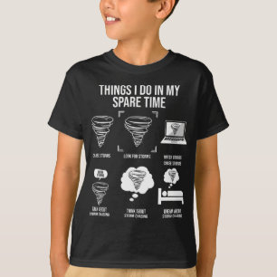 T-shirt Les Choses Que Je Fais Dans Mon Temps De Secours, 