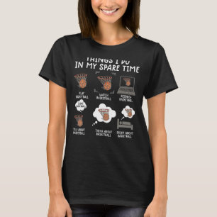 T-shirt les choses que je fais dans mon temps libre chemis