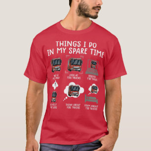 T-shirt Les choses que je fais dans mon temps libre Funny 