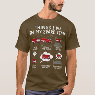 T-shirt Les choses que je fais dans mon temps libre Funny