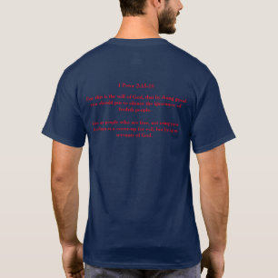 T-shirt Les chrétiens contre l'atout 2 ont dégrossi vers