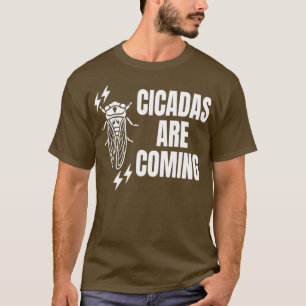 T-shirt Les Cicadas Proviennent De L'Entomologie