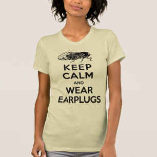 T-shirt Les CIGALES sont ici ! Maintenez les boules quies