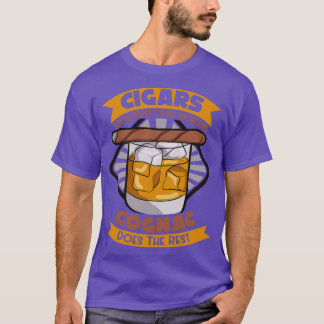 T-shirt Les Cigares Résolvent La Plupart De Mes Problèmes