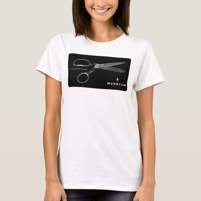 T-shirt Les ciseaux de MuddyUm courent (Devant)