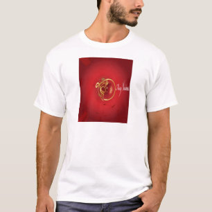 T-shirt Les cloches de Noël rouges Jingle ont un beau jour