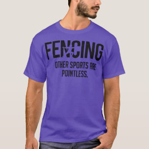 T-shirt Les clôtures autres sports sont inutiles noir