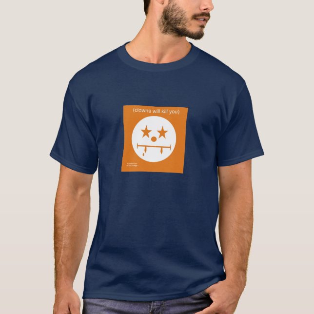 T-shirt Les clowns vous tueront (Devant)