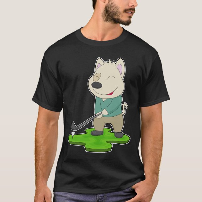 T-shirt Les clubs de golf de Dog (Devant)
