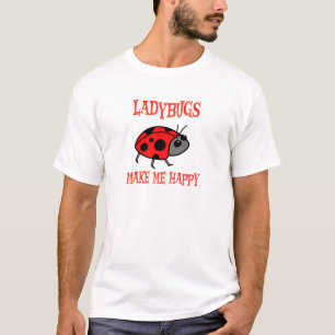 T-shirt Les coccinelles me rendent heureux
