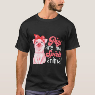 T-shirt Les Cochons-Chemises Amusants De Cochon Sont Mon E