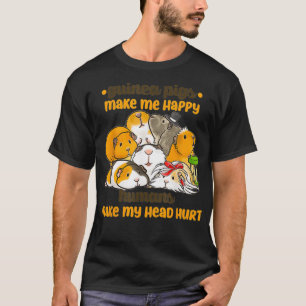 T-shirt Les Cochons De Guinée Font De Joyeux Humains Font 