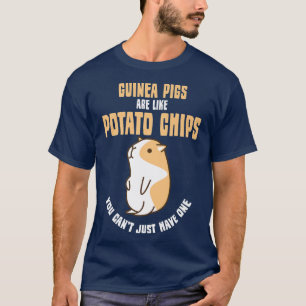 T-shirt Les cochons de Guinée sont comme des chips de pomm
