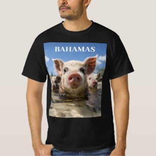 T-shirt Les cochons nageurs des Bahamas - Aventure à la pl