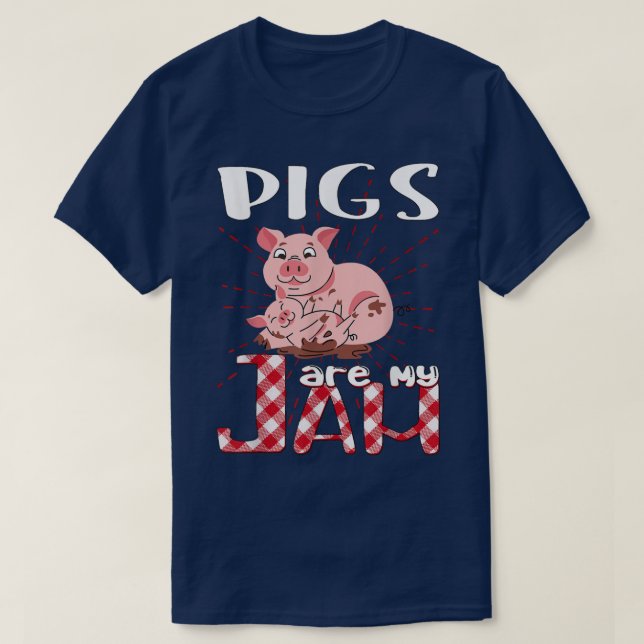 T-shirt Les cochons sont ma confiture (Design devant)