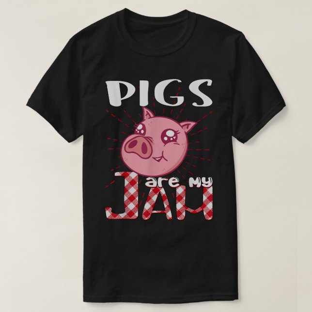 T-shirt Les Cochons Sont Mon Jam4979 (Design devant)