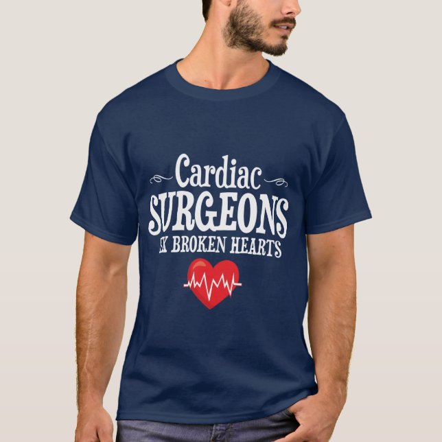 T-shirt Les coeurs brisés drôles de difficulté de (Devant)