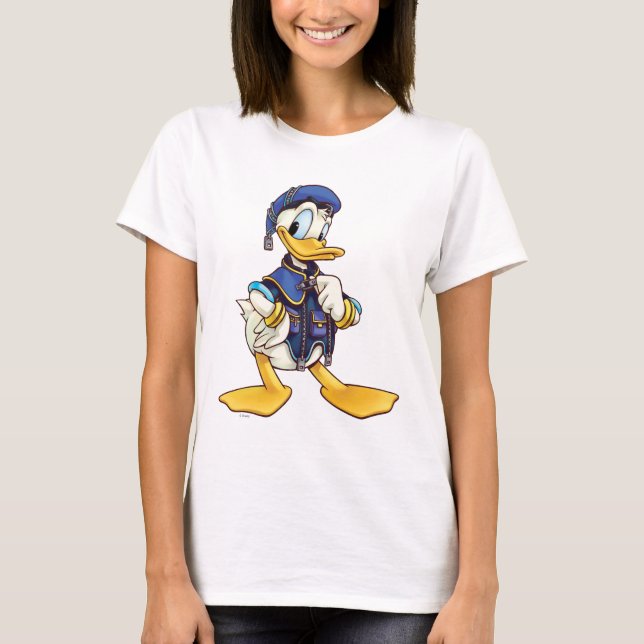 T-shirt Les Coeurs du Royaume| Magicien royal Donald Duck (Devant)