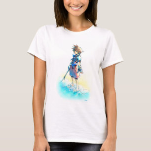 T-shirt Les Coeurs du Royaume  Sora On Beach Aquarelle