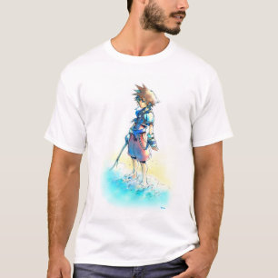 T-shirt Les Coeurs du Royaume  Sora On Beach Aquarelle