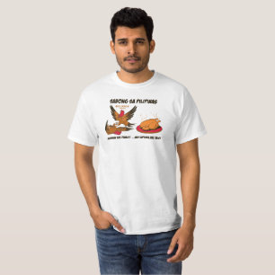 T-shirt Les combats de coqs aux Philippines...dans Tagalog