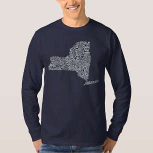 T-shirt Les comtés de l'État de New York